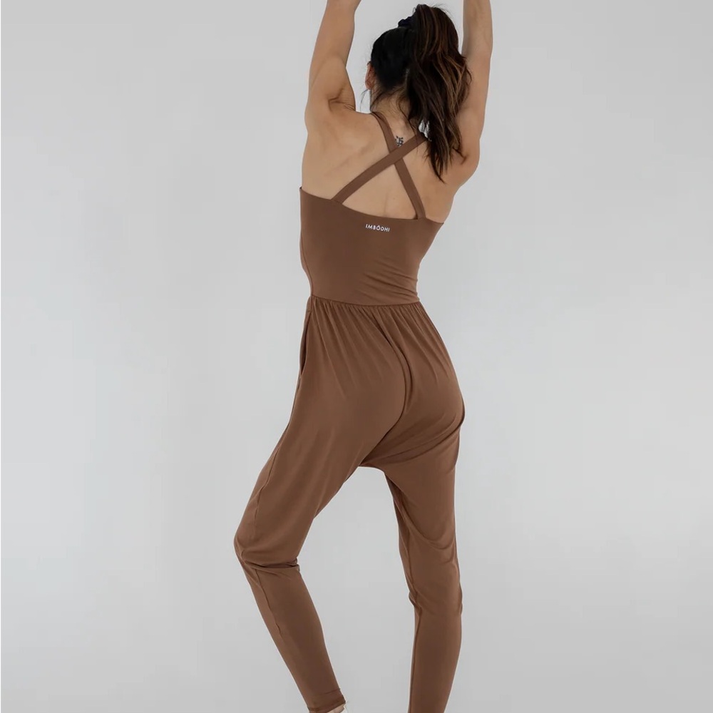 IMBODHI romper in toffee.  Size xs